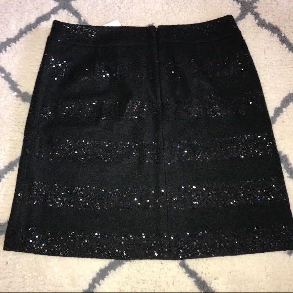 LOFT Sequin Wool Skirt - Picture 3 of 6